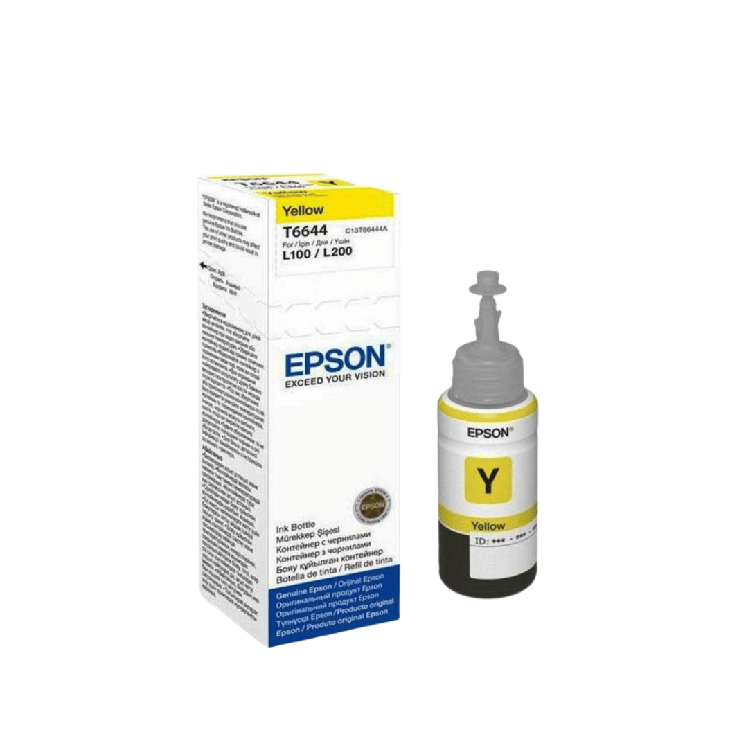 BOUTEILLE D’ENCRE EPSON ORIGINAL 664 – 70 Ml – JAUNE - Epson