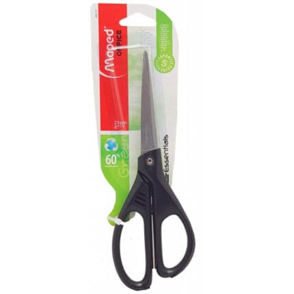 Ciseaux Essentials Green 17 cm Noir - MAPED