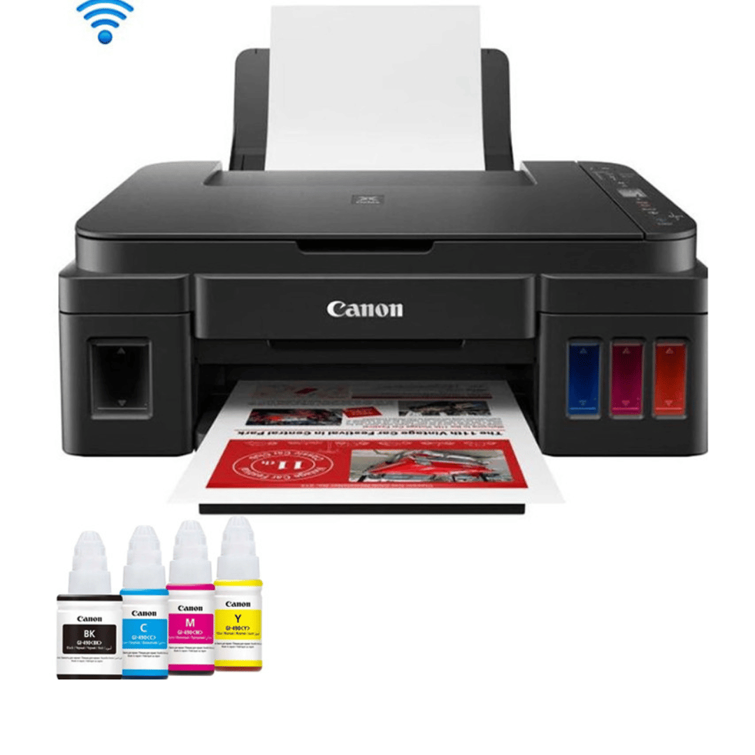 Imprimante Multifonction à Réservoir Intégré 3en1 Canon Pixma G-3410 Wifi Couleur