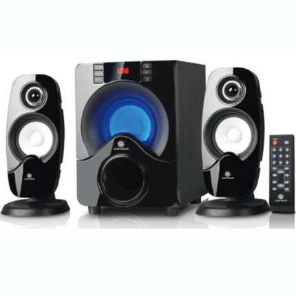 HAUT PARLEUR GOLD SOUND  LED - NOIR ( GS2603 )