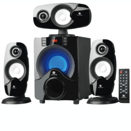HAUT PARLEUR GOLD SOUND  LED - NOIR ( GS2601 )