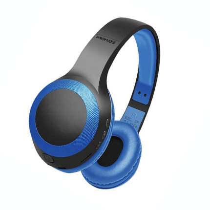 CASQUE SANS FIL BLUETOOTH PROMATE LABOCA / BLEU/ROUGE