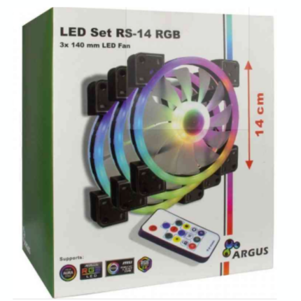 VENTILATEUR ARGUS ARGB-FAN SET RS-14
