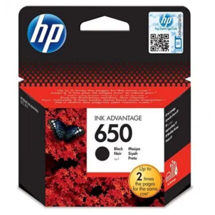 HP 650 CARTOUCHE D'ENCRE NOIR ADVANTAGE AUTHENTIQUE