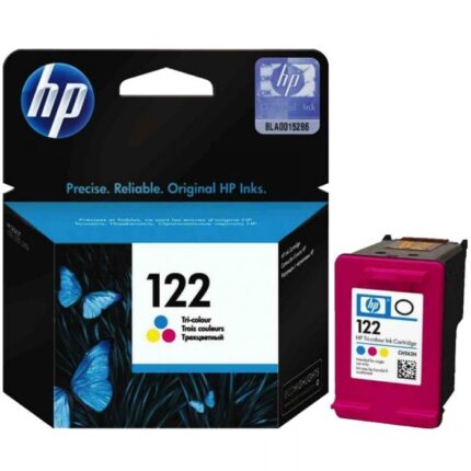 CARTOUCHE D'ENCRE TROIS COULEURS AUTHENTIQUE HP 122 - COULEURS