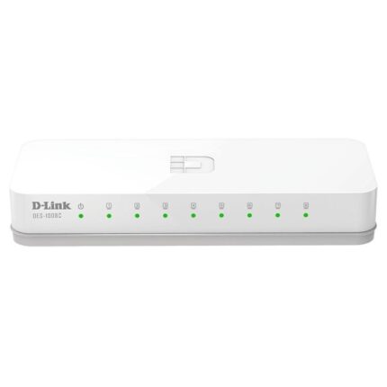 SWITCH D-LINK 8 PORTS 10/100 MBPS - BLANC (DES-1008C)