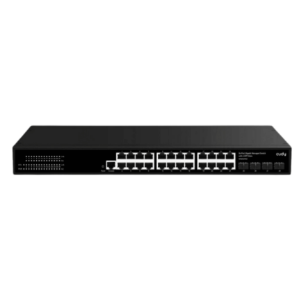 Switch CUDY 24 PORTS GIGABIT L2 4xSFP