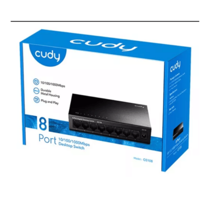 Switch CUDY de bureau 8 ports Gigabit