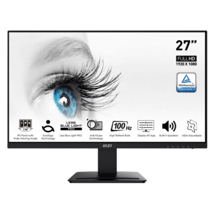 ECRAN GAMING MSI PRO MP273A 27" FHD 100HZ IPS NOIR