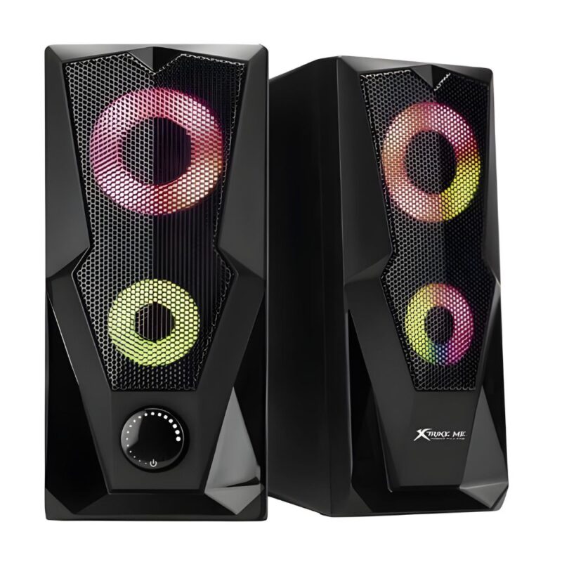 HAUT PARLEUR GAMING XTRIKE ME SK-501 RGB 6W- NOIR