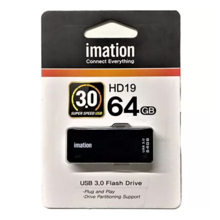CLÉ USB IMATION HD19 64GO USB 3.0 NOIR