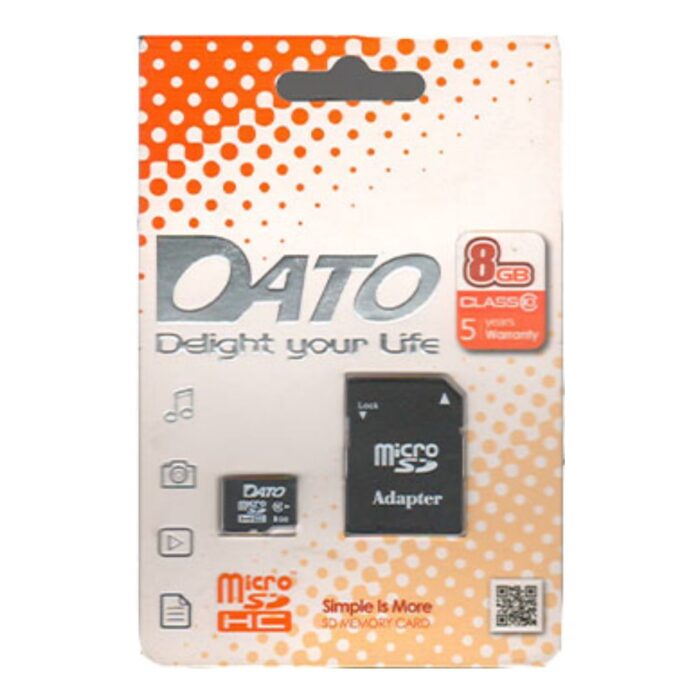 Pack Carte Memoire Dato 8G