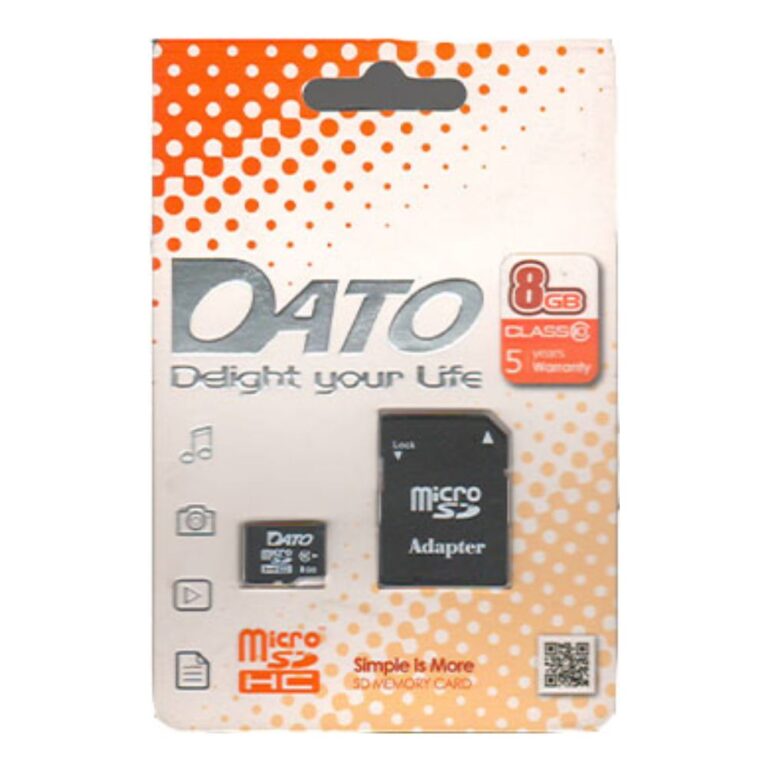 Pack Carte Memoire Dato 8G