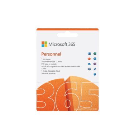 MICROSOFT OFFICE 365 PERSONNEL 1 UTILISATEUR / 1 AN