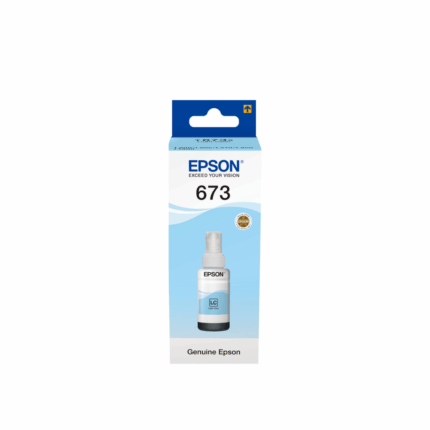 BOUTEILLE D'ENCRE ORIGINAL EPSON 673 LIGHT CYAN