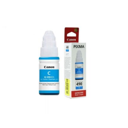 BOUTEILLE D’ENCRE CANON GI 490-CYAN ADAPTABLE