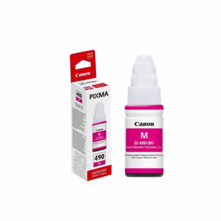 BOUTEILLE D’ENCRE ORIGINAL CANON 490 GI 490-MAGENTA