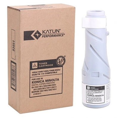 Toner Laser Adaptable Compatible KONICA MINOLTA TN-114 - Noir katun