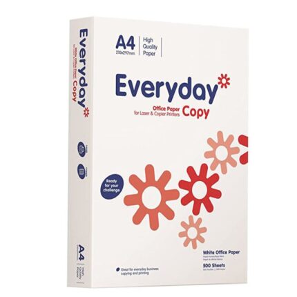 RAME PAPIER EVERYDAY A4 80GR/M² 500 FEUILLES
