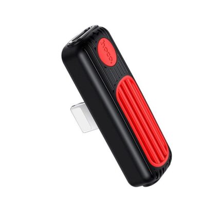 ADAPTATEUR IPHONE HOCO LS29 VERS CONVERTISSEUR AUDIO 2EN1 - NOIR