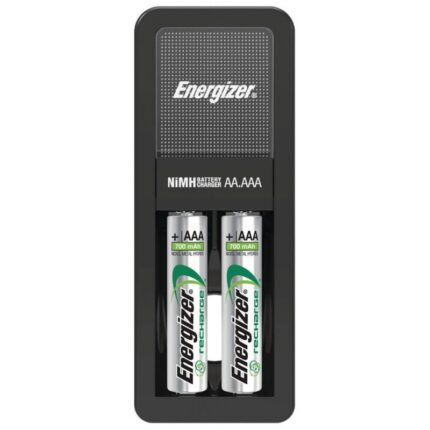 CHARGEUR PILES ENERGIZER MINI +2AAA - NOIR