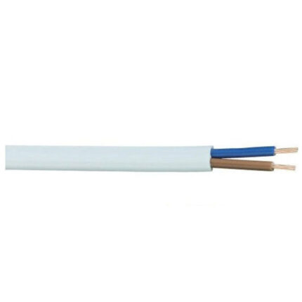 CABLE SOUPLE 2*0.75 BLANC E.CABLE