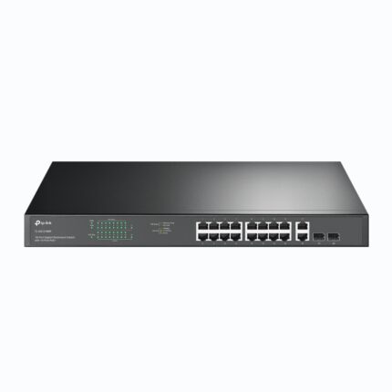 SWITCH TP-LINK 18-PORTS 10/100/1000 ( 16 POE 2+SFP )RACK