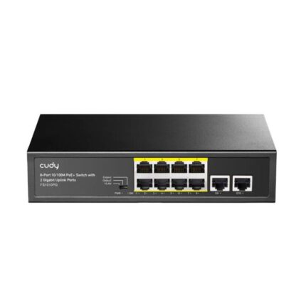 SWITCH CANDY 10/100 10 PORT (8 POE+ 2 10/100/1000)