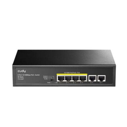 SWITCH CANDY 10/100 6 PORT (4 POE)