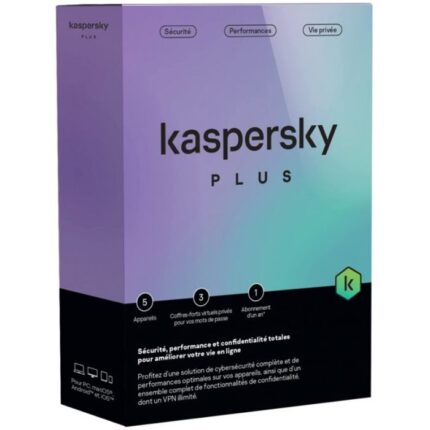 KASPERSKY PLUS 5 POSTES /1 AN