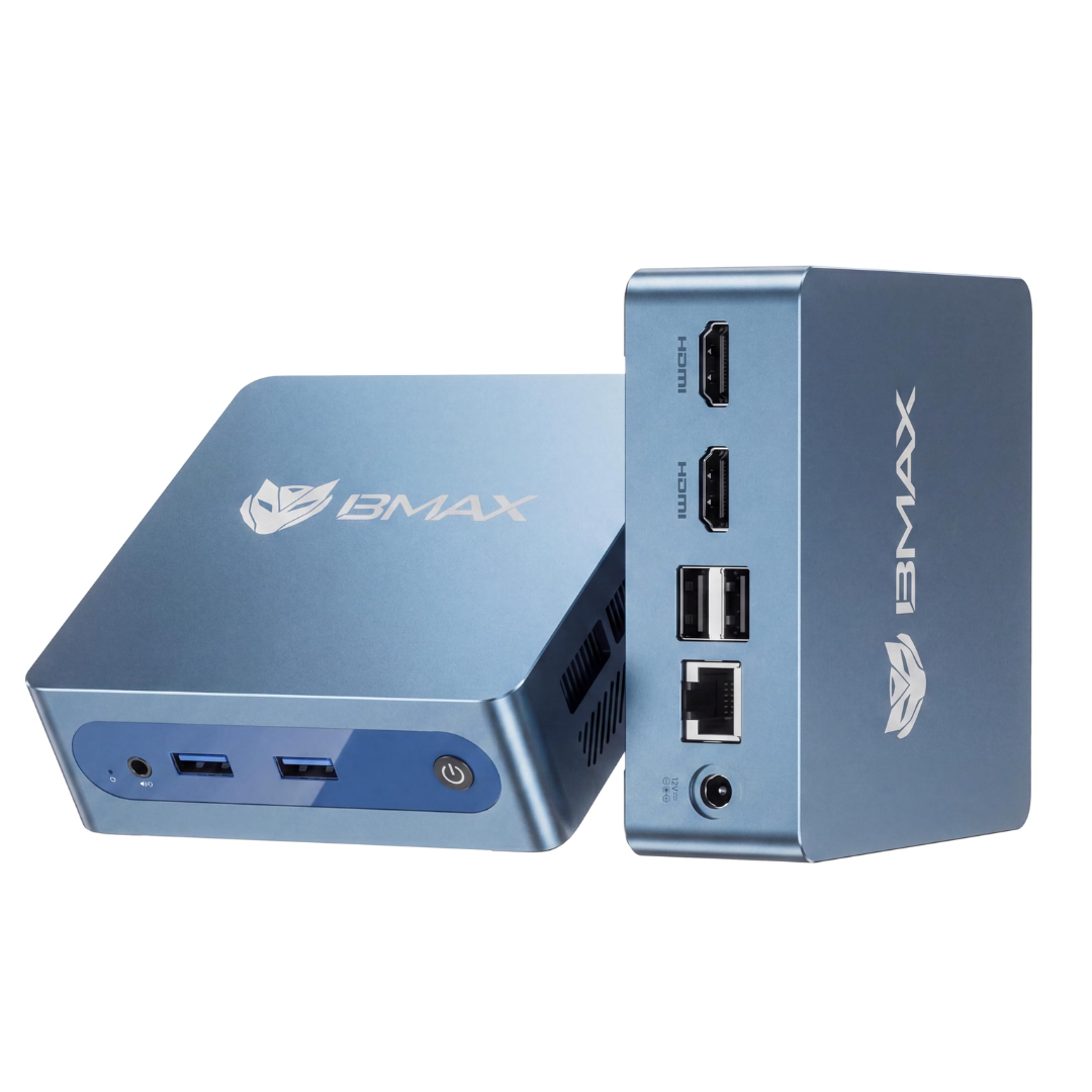 Mini BMAX B1 Plus Intel Celeron J3355 6GB 128GB – Bleu - BMAX