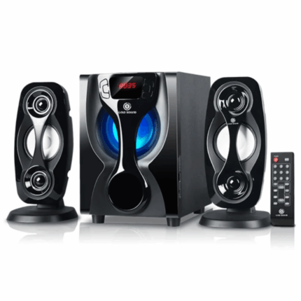 Haut Parleur Gold Sound Avec Bluetooth -Noir -GS-2604 2.1