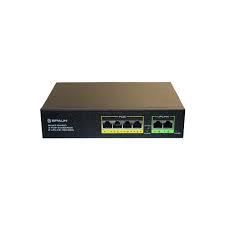 SWITCH SPAUN 6 PORT 10/100 ( 4 POE+2 UPLINK )