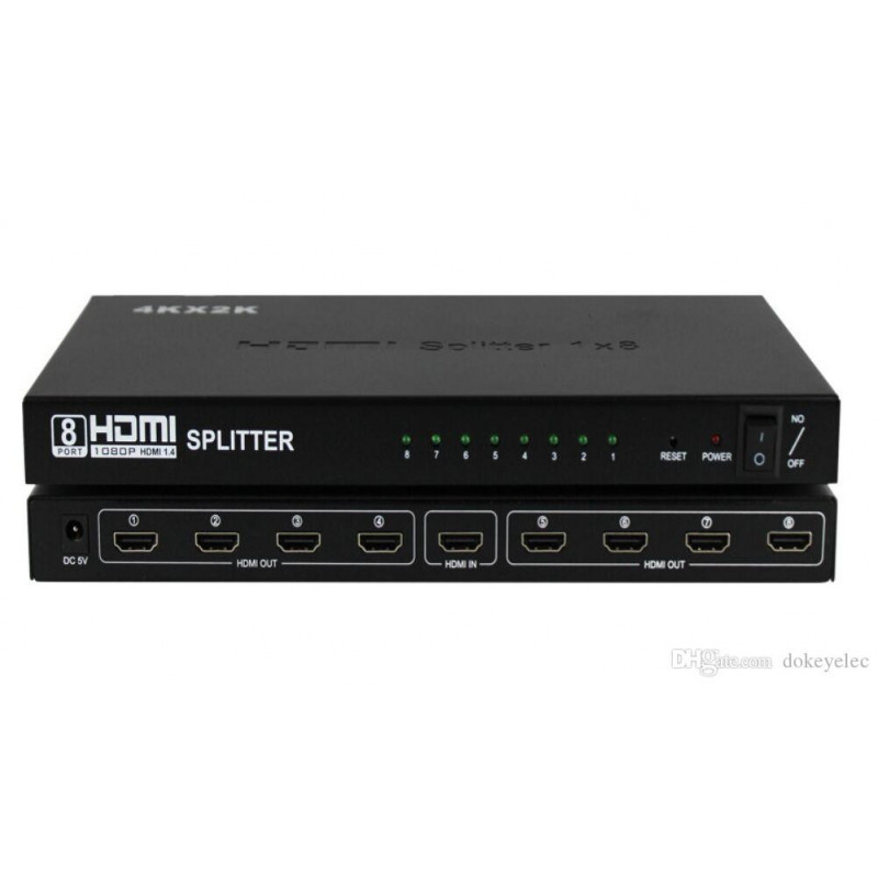 SPLITTER HDMI 1IN 8 OUT 4K*2K