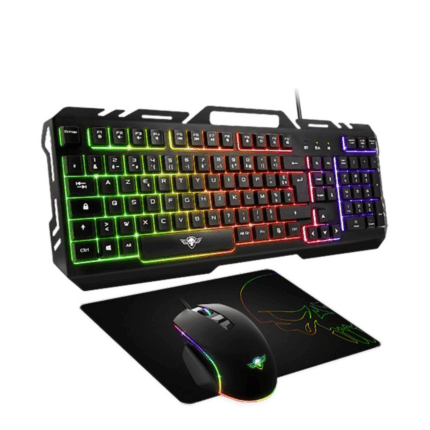 PACK GAMING SPIRIT OF GAMER 3EN1: CLAVIER + SOURIS + TAPIS
