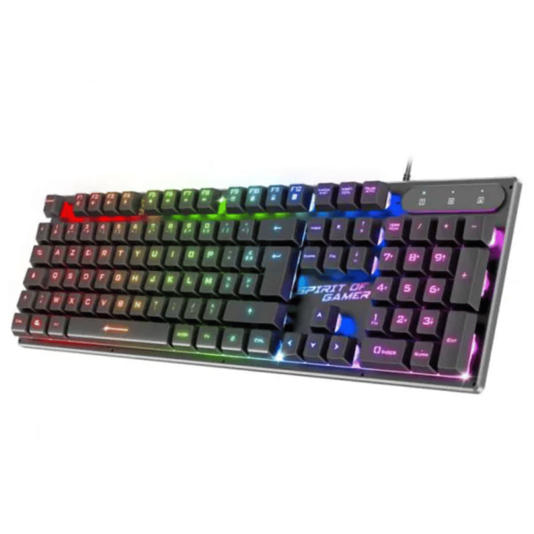 CLAVIER GAMER FILAIRE SPIRIT OF GAMER PRO K1 RGB – NOIR