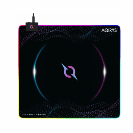 TAPIS SOURIS GAMER AQIRYS ECLIPSE MOYEN RVB - NOIR
