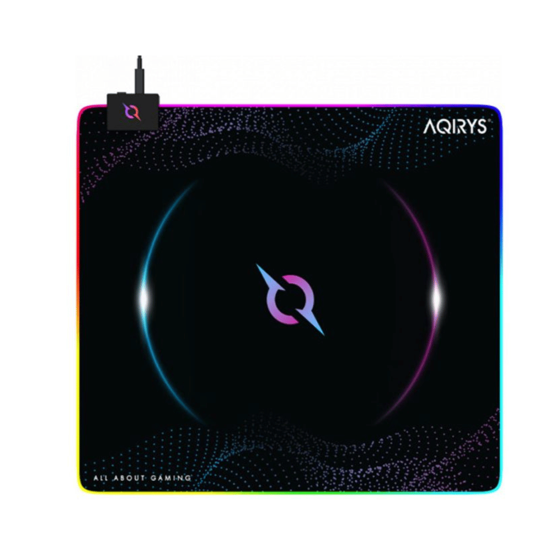 TAPIS SOURIS GAMER AQIRYS ECLIPSE MOYEN RVB – NOIR