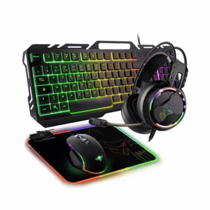 PACK GAMING SPIRIT OF GAMER 4EN1: CLAVIER + CASQUE + SOURIS + TAPIS
