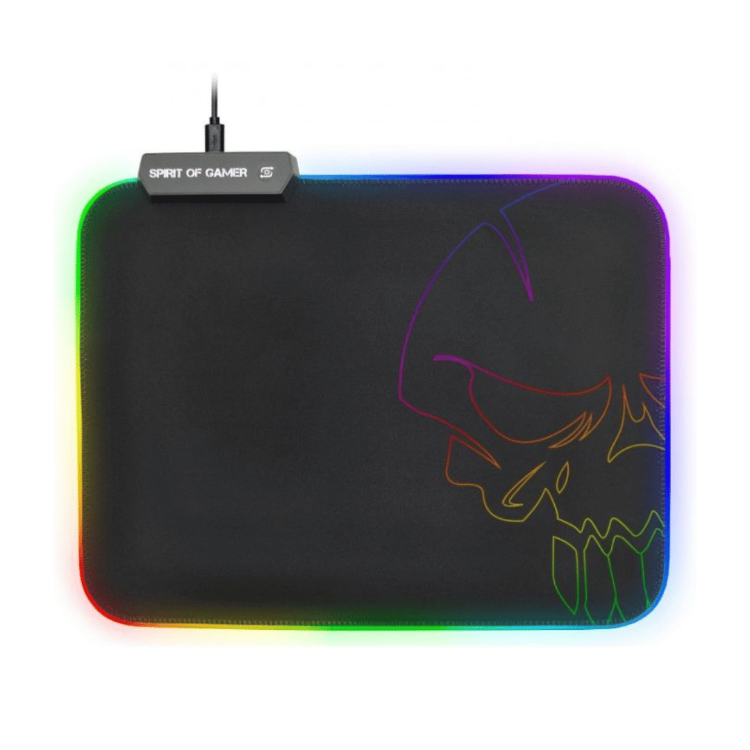 TAPIS DE SOURIS GAMER SPIRIT OF GAMER RGB M – NOIR