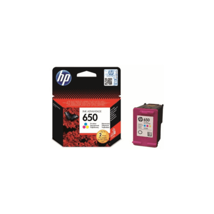 CARTOUCHE HP 650 COULEUR D'ORIGINE
