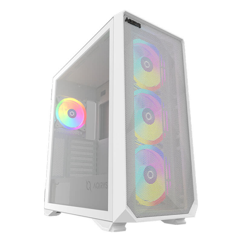 Boitier Gamer Moyen Tour Aqirys Arcturus Pro White – EATX – 4 Fans – ARGB