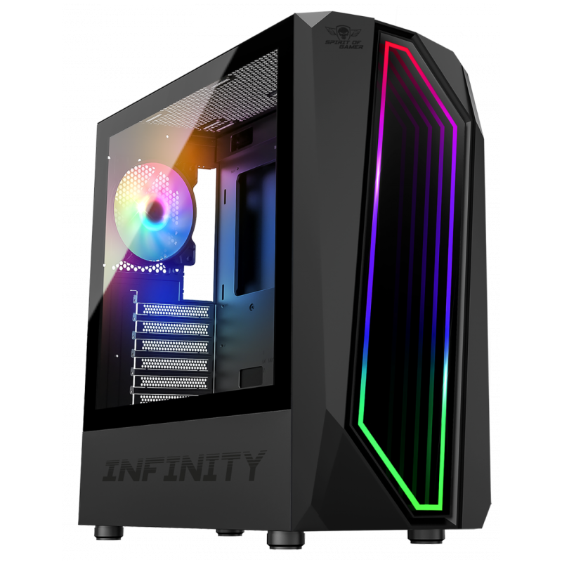 BOÎTIER GAMER MOYEN TOUR SPIRIT OF GAMER INFINITY DARK ATX – NOIR