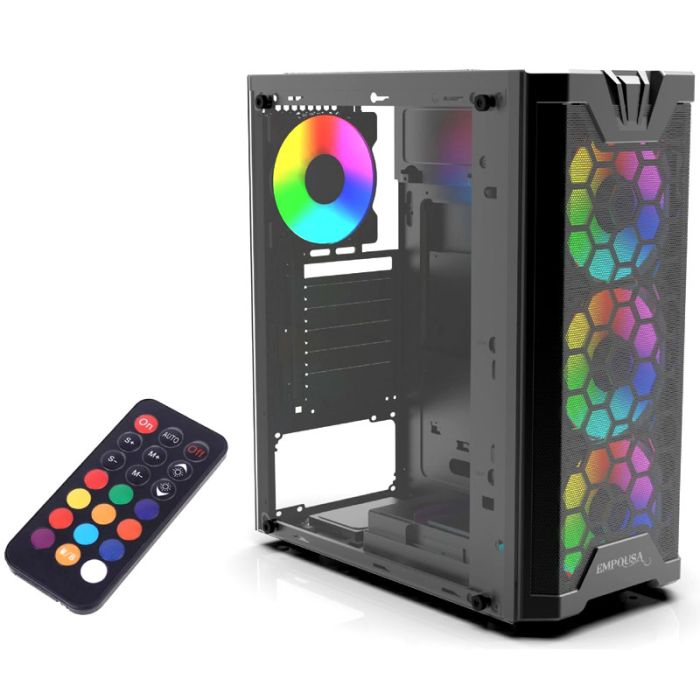 BOÎTIER PC GAMER INCA EMG-15XB – NOIR