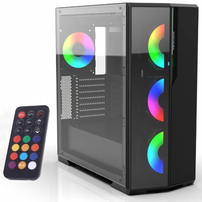 BOÎTIER PC GAMER INCA EMG-17XN – NOIR