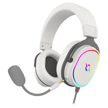 CASQUE MICRO GAMER AQIRYS ALTAIR / FILAIRE / BLANC