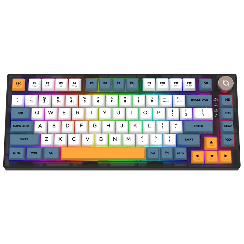 CLAVIER GAMER MÉCANIQUE AQIRYS LIBERTAS 100% ANTI-GHOSTING RGB NOIR