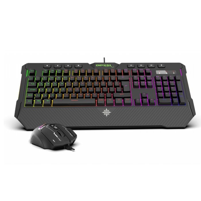ENSEMBLE CLAVIER + SOURIS FILAIRE GAMER INCA IKG-315G USB – NOIR