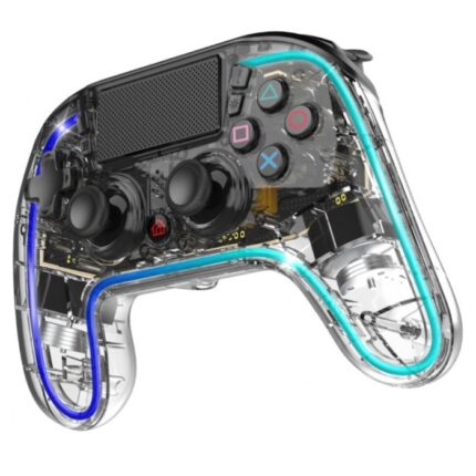 MANETTE DE JEU SANS FIL SPIRIT OF GAMER NÉON RGB - TRANSPARENTE