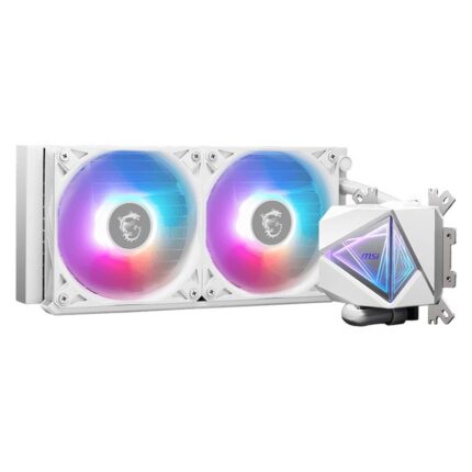 WATERCOOLING GAMER  MSI MAG CORELIQUIDE I240 – BlANC
